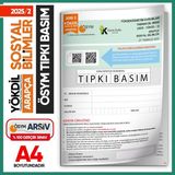 Informal Yayınları 2025/2 Yökdil Arapça Sosyal Bilimler Ösym Çıkmış Soru Tıpkı Basım Deneme Kitapçığı Türkiye Geneli