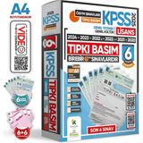İnformal Yayınları 2026 KPSS Lisans ÖSYM Çıkmış Soru Tıpkı Basım 6lı Deneme Paketi Video Çözümlü Türkiye Geneli