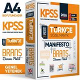 İnformal Yayınları 2026 KPSS Türkçe 3 Adım Manifesto Branş Deneme Paketi 10lu Dijital Çözümlü (Sözel Mantık Dahildir)