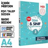 İnformal Yayınları 2027 LGS MEB Çalışma Soruları ÖDM 8.Sınıf Çalışma Kitabı 3 BASKI ÜCRETİ