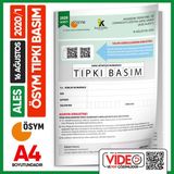 İnformal Yayınları ALES 2020/1 ÖSYM Tıpkı Basım Çıkmış Soru Deneme Kitapçığı Video/PDF Çözümlü Türkiye Geneli