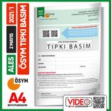 İnformal Yayınları ALES 2021/1 ÖSYM Tıpkı Basım Çıkmış Soru Deneme Kitapçığı Video/PDF Çözümlü Türkiye Geneli