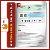 İnformal Yayınları KPSS Eğitim Bilimleri 2016 ÖSYM Çıkmış Soru Tıpkı Basım Türkiye Geneli Dijital Çözümlü Kitapçık