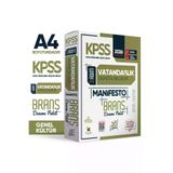 İnformal Yayınları KPSSönlisVATman4044 2026 Kpss Önlisans-Ortaöğretim 3 Adım Vatandaşlık Manifesto 20Li Dijital Çözümlü Branş Deneme Paketi