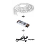 İnformed İnformed 3 Çipli Iç Mekan Beyaz Renk 5 Metre Şerit Led Işık 5 Amp Led Trafosu Kablo