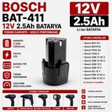 İnfostar Bosch Gdr 10.8-Lı, Gdr 10.8 V-Lı, Gdr 12V-LI-ION ile Uyumlu Muadil Matkap Bataryası - Siyah