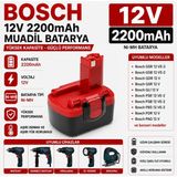 İnfostar Bosch Gsr 12V, Jan-55, Pag 12, Psb 12 Ve-2, Psr 12 ile Uyumlu Muadil Matkap Bataryası - Siyah