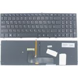 İnfostar Casper Excalibur G500 ile Uyumlu Notebook Klavye - Siyah - Tr - Işıklı - 01-Siyah