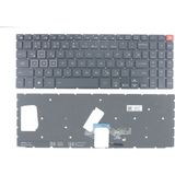 İnfostar Casper Excalibur G900 ile Uyumlu Notebook Klavye - Siyah - Tr - Işıklı Rgb - 01-Siyah
