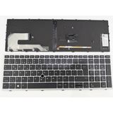 İnfostar Hp Elitebook 2zc05ea 6tp83ea 6xe19ea ile Uyumlu Notebook Klavye - Tuş Takımı / Siyah - TR - Backlit - 01-Siyah