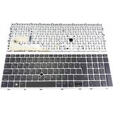 İnfostar Hp Elitebook L29477-001 L29477-141 ile Uyumlu Notebook Klavye - Tuş Takımı / Siyah - TR - 01-Siyah