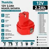 İnfostar Makita ML122, UB121DZ, UC120DWA, UC120DWE ile Uyumlu Muadil Matkap Bataryası - Siyah