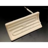 Infrared Seramik Isıtıcı Rezistans Konkav 122X60MM 500W 230V Beyaz Renk Hsc Model