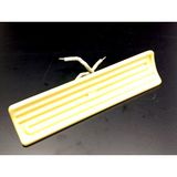 Infrared Seramik Isıtıcı Rezistans Konkav 245X60MM 500W 230V Beyaz Renk Fsc Model
