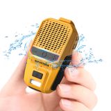 INFURTURE Giyilebilir Su Geçirmez Bluetooth Hoparlör, RGB/El Feneri-Klipsli Kablosuz Taşınabilir Hoparlör (Manyetik Olmayan) - Eller Serbest Müzik için Dahili Gürültü Azaltma Mikrofonu/İş/Binicilik/Golf/Dış