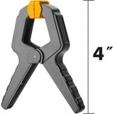 Ingco 110 mm Yaylı Mengene Siyah Ergonomik Tasarım ile Profesyonel Kalite ve Dayanıklılık