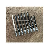 Ingco Dekupaj Testere Bıçağı Ahşap Sunta Mdf Kesici Metal Kesici Bıçak 8pcs - Siyah - 10CM