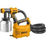Ingco Endüstriyel Elektrikli Boya Tabancası 500W HVLP 800ml Kapasite ve 0.1-0.2bar Çalışma Basıncı