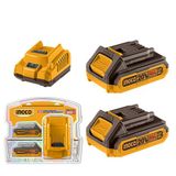 Ingco Fbcpk1222e Li-İon Akü Ve Şarj Cihazı Seti 20V 2.0Ah
