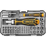 Ingco HKSDB0558 Bits Tornavida Seti 55 Adet - Renkli - Standart