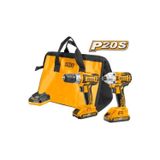 İngco Ingco Li-İon Akülü 2 Li Kombo Set - Matkap Ve Vidalama 20V 2.0Ah Ingcocklı2006