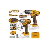 Ingco Li-ion Akülü 2 li Kombo Set - Matkap ve Vidalama 20V 2 ING-COSLI230708