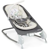 Ingenuity Happy Belly Baby Zıpzıp Koltuk Ve Salıncak, Göbek Masajı Ve Titreşim, Huzursuzluğu Yatıştırmaya Ve Rahatlatmaya Yardımcı Olur, Müzik, Pelüş Tembel Hayvan Oyuncağı, 0-6 Ay, Gri, Parker