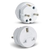 İngiliz Priz Adaptörü, UK Fiş Dönüştürücü, Topraklı Seyahat Adaptörü; Türkiye Tipi Cihazlar İçin 3500W Güç, TSE & CE Sertifikalı Yanmaz Gövde - İngiltere Dubai Hong Kong Singapur Uyumlu Almera
