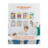 Ingilizce 8'li Eğitim Seti-2 Set Okul Öncesi - Ilköğretim Çocuk Pvc Poster 30X42 cm