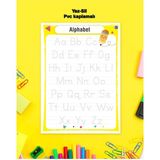 Ingilizce Çocuk Eğitim Alphabetyaz-Sil Pvc Kaplamalı Tekli Poster 21X30 cm
