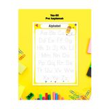 Ingilizce Çocuk Eğitim Alphabetyaz-Sil Pvc Kaplamalı Tekli Poster 30X42 cm