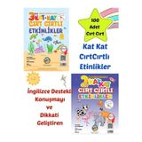 Ingilizce Destekli- 2-3 Yaş Konuşmayı Ve Dikkati Geliştiren Kat Kat Cırt Cırtlı Etkinlik Kitapları