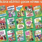 İngilizce Eğitici Çocuk Kitabı Seti - 15 Kitap Takım