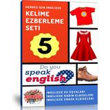 İngilizce Kelime Ezberleme Modüler Kitap Seti-5 - Enine Boyuna Eğitim