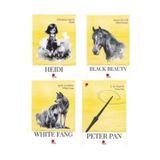 İngilizce Klasikler 4 Kitap (Heidi-Black Beauty-White Fang-Peter Pan)