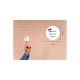 İngilizce Mübarek Zemzem Suyu Etiketi Yuvarlak Sticker Zamzam Hajj Umre Mat Hediye 4 Cm (90 Adet)