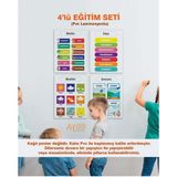 Ingilizce Okul Öncesi - Ilköğretim Çocuk 4'lü Eğitim Seti-3 Pvc Laminasyonlu Poster 21X30 cm