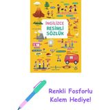 Ingilizce Resimli Sözlük + Renkli Fosforlu Kalem