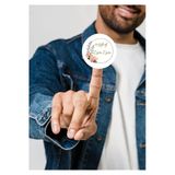 İngilizce Zemzem Hediyesi Sticker A Gift Of Zam Zam Umre Hajj Etiketi Round 4 Cm (40 Adet)
