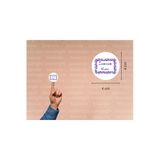 İngilizce Zemzem Suyu Hediyesi Etiketi Mor Yuvarlak Mat Sticker Zamzam Hajj Umre 4 Cm (45 Adet)