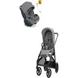 Inglesina Aptica Glam Bebek Arabası Yatabilen Darwin Recline Evo Ana Kucağı Hediyeli - Crystal Grey