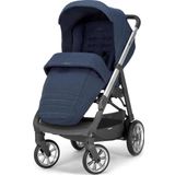 Inglesina Aptica Tek El Tek Hamle ile Katlanıp Açılan Çift Yön Bebek Arabası Portland Blue