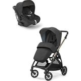 Inglesina Electa+ Tek El ile Katlanıp Açılan Çift Yön Bebek Arabası + Yatabilen Ana Kucağı - Upper Black