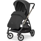 Inglesina Electa+ Tek El Tek Hamle ile Katlanıp Açılan Çift Yön Bebek Arabası Upper Black