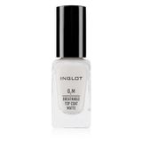 Inglot O2M nefes alan üst cila, kadifemsi mat bir yüzey sağlar, boyanın dayanıklılığını uzatır, hava ve su geçirir, hayvanlar üzerinde test edilmez, 11 ml