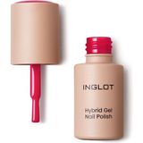 Inglot Oje - Hybrid Gel Nail Polish - 318 INTENSE PINK