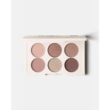 INGLOT PLAYINN Loca Mocca 6’lı Göz Farı Paleti – Kahve & Bej Tonları, Mat ve Işıltılı Bitiş - renki