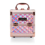 INGLOT Profesyonel Makyaj Çantası - Makeup Case Diamond Mini Rose Gold K107 4 5907587101449