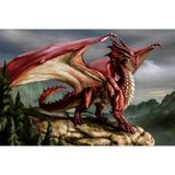 Ingooood -Yapboz 1000 Parça - Sneak Peek Serisi-Red Dragon_IG-2106 Yetişkin Özel Mezuniyet veya Doğum Günü Hediyesi Ev Dekoru için Eğlence Oyuncakları
