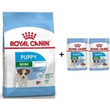 iniRoyal Canin M Puppy 4 kg Yavru Köpek Maması + 2 Adet Hediye Yaş Mama